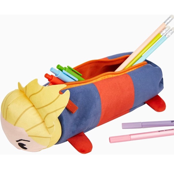 Zipper 3D Pencil Case Barrel Bundle Lot 3- Yoobi Kids School Play Art Craft - Picture 13 of 16